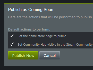 Published on Steam!